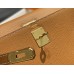 Hermes Hermès Kelly 25 Epsom Brown Gold Hardware Hand-Stitched