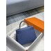 Hermes Hermès Kelly 28 Epsom Blue Gold Hardware Hand-Stitched