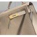 Hermes Hermès Birkin 30 Epsom Asphalt Grey Gold Hardware Hand-Stitched