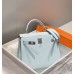 Hermes Hermès Birkin 30 Epsom Sky Blue Gold Hardware Hand-Stitched