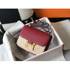 Hermes Hermès Constance 23 Epsom Deep Red Gold Hardware Hand-Stitched