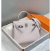 Hermes Hermès Kelly 25 Togo Dreamy Purple Silver Hardware Hand-Stitched