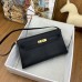 Hermes Hermès Kelly Elan 27 Goat Skin Black Gold Hardware Hand-Stitched