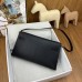 Hermes Hermès Kelly Elan 27 Goat Skin Black Gold Hardware Hand-Stitched