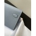 Hermes Hermès Kelly WOC 20.5 Light Blue Epsom Gold Hardware 20.5 x 11 x 2 cm Hand-Stitched