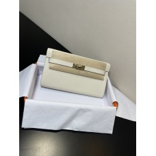 Hermes Hermès Kelly WOC 20.5 White Epsom Gold Hardware 20.5 x 11 x 2 cm Hand-Stitched