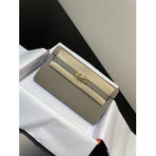 Hermes Hermès Kelly WOC 20.5 Grey Epsom Gold Hardware 20.5 x 11 x 2 cm Hand-Stitched