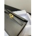 Hermes Hermès Kelly WOC 20.5 Dark Grey Epsom Gold Hardware 20.5 x 11 x 2 cm Hand-Stitched