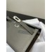 Hermes Hermès Kelly WOC 20.5 Dark Grey Epsom Silver Hardware 20.5 x 11 x 2 cm Hand-Stitched