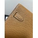 Hermes Hermès Kelly WOC 20.5 Brown Epsom Silver Hardware 20.5 x 11 x 2 cm Hand-Stitched