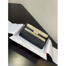 Hermes Hermès Kelly WOC 20.5 Black Epsom Gold Hardware 20.5 x 11 x 2 cm Hand-Stitched