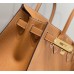 Hermes Hermès Birkin 30 Epsom External Stitching Brown Gold Hardware Hand-Stitched