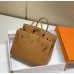 Hermes Hermès Birkin 25 Epsom External Stitching Brown Gold Hardware Hand-Stitched