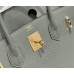 Hermes Hermès Birkin 30 Epsom External Stitching Grey-Blue Gold Hardware Hand-Stitched