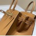 Hermes Hermès Birkin 25 Epsom External Stitching Brown Gold Hardware Hand-Stitched