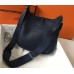 Hermes Hermès Evelyne 29 Togo Black Silver Hardware Hand-Stitched