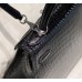 Hermes Hermès Kelly 28 Crocodile Skin Pattern Silver Hardware Black Hand-Stitched