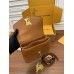 Louis Vuitton OXFORD Handbag (M22952) - Brown: Soft Grained Leather, Size - 22x16x9.5cm