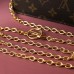 Louis Vuitton Wallet On Chain Lily (M82509): Circle Pendant, Size - 10.7x10.2x3.5cm