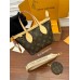 Louis Vuitton Neverfull BB New Handbag (M46705): With added zipper, New wide shoulder strap, Size - 24x9x14cm