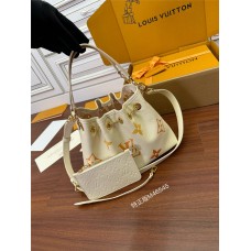 Louis Vuitton Summer Bundle Handbag (M46545) - Yellow Print: Dégradé Monogram Empreinte Embossed Leather, Size - 28x20x11.5 cm