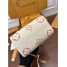 Louis Vuitton SPEEDY BANDOULIÈRE 20 Handbag (M46397) - Strawberry White: Monogram Empreinte Leather, Embossed and Printed Craftsmanship, Size - 20.5x13.5x12cm