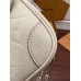 Louis Vuitton DIANE Handbag (M46388) - White: Classic Monogram Empreinte Embossed Leather, Size - 23x16x8.5cm