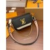Louis Vuitton LOCKME TENDER Handbag (M58557) - Black: Soft Grained Calfskin, Size - 19x13x8cm