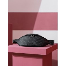 Louis Vuitton DISCOVERY Small Waist Bag (M46035) - Monogram Eclipse Black: This Discovery waist bag is made of Monogram Eclipse Black canvas, Size - 44x15x9cm