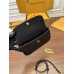 Louis Vuitton M82154 Black Wallet on Chain Ivy Handbag: Size - 23.5x12.0x4.3cm