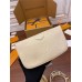 Louis Vuitton M80447 Milky White Multi Pochette Accessoires: Monogram Empreinte Leather, Size - 25x14.5x4.5cm