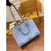 Louis Vuitton ONTHEGO Medium Handbag (M45718) - Blue (By The Pool Capsule Collection): OnTheGo Medium Tote Bag, Size - 35x27x14cm