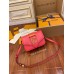 Louis Vuitton M55949 Peony Pink LV PONT 9 Handbag: LV Pont 9 Handbag made of smooth leather, Size - 23x15x8cm