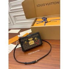 Louis Vuitton M44199 Bright Gold PETITE MALLE Handbag: Monogram Fabric, Size - 20x12.5x5cm