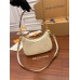 Louis Vuitton BAGATELLE Handbag (M46099) White: Size - 22x14x9cm