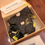 Louis Vuitton MULTI POCHETTE ACCESSORIES Handbag (M44813) Green: Size - 24x13.5x4cm