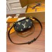 Louis Vuitton M45777 Black Silk Print Embossed Multi Pochette Accessoires: Size - 25x14.5x4.5cm