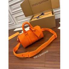 Louis Vuitton KEEPALL BANDOULIÈRE 25 Handbag (M20930) Orange: Mini version of the Keepall collection, Size - 25x15x11cm