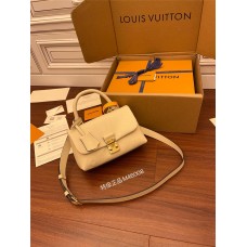 Louis Vuitton M46008 Milk White Madeleine BB Monogram Empreinte Leather: Size - 24x17x8.5cm