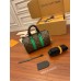 Louis Vuitton KEEPALL BANDOULIÈRE 25 Handbag (M46249) Green: Size - 25x15x11cm