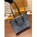Louis Vuitton ONTHEGO Medium Handbag (M59608) Onthego Monogram Embossed Denim: Size - 35cm