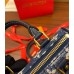 Louis Vuitton NANO SPEEDY Handbag (M81168) Blue Monogram Embossed Denim: Size - 16x10x7.5cm