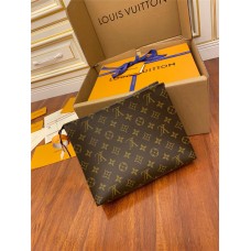 Louis Vuitton M47542 Green Three-in-One Handbag: Monogram Vanity Case: Size - 26x20x5cm