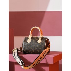 Louis Vuitton SPEEDY BANDOULIÈRE 20 Handbag (M45957) Apricot: Size - 20x13x12cm