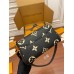 Louis Vuitton M45859 Black Print FAVORITE Handbag, Soft grained leather embossed with oversized Monogram pattern: Size - 24x14x9cm