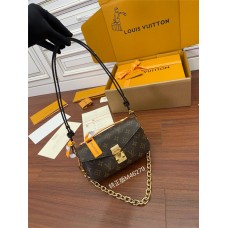 Louis Vuitton POCHETTE MÉTIS Metis EAST WEST Handbag (M46279) Monogram: Size - 21.5x13.5x6cm