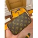 Louis Vuitton FÉLICIE Felicie STRAP & GO Handbag (M80091) Green: Size - 17x9.6x3.5cm