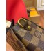 Louis Vuitton M53000 Croisette Handbag Damier Ebène Monogram Coffee Color: Size - 25.0x17.0x9.5cm