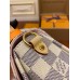 Louis Vuitton N41581 Croisette Handbag White Check: Size - 25.0x17.0x9.5cm