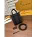Louis Vuitton M46453 Monogram Eclipse Black Mini Men's Bag Series Sac Plat Small: Size - 19x22x7cm